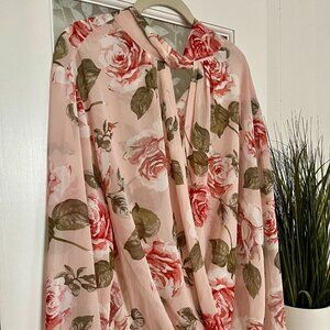 BRAND NEW! NY & Co. Floral Blouse, Sz. XL